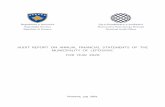 AUDIT REPORT ON ANNUAL FINANCIAL STATEMENTS OF THE ...