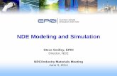 NDE Modeling and Simulation. - nrc.gov