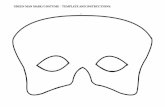 GREEN MAN MASK/COSTUME – TEMPLATE AND INSTRUCTIONS