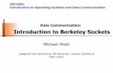Data Communication: Introduction to Berkeley Sockets