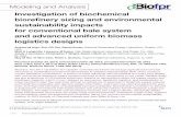 Investigation of biochemical biorefinery sizing and ...