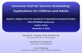 Universal Tool for Vaccine Scheduling: Applications for ...