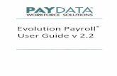 Evolution Payroll User Guide - PayData