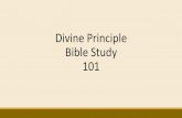 Divine Principle Bible Study 101