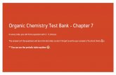 Organic Chemistry Test Bank – Chapter 7