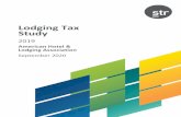 Lodging Tax Study