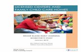 LICENSED CENTERS AND FAMILY CHILD CARE HOMES