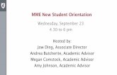 MME New Student Orientation - Washington State University