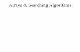 Arrays & Searching Algorithms