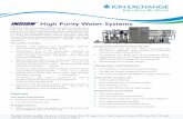 High Purity Water Systems - ionindia.com