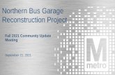 Northern Bus Garage Reconstruction Project Northern Bus ...