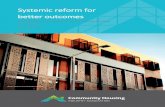 Systemic reform for better outcomes - Community Housing