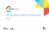 ARDEN AND PARKVILLE COMMUNITY REFERENCE GROUP