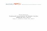 Final Report - MSRI