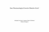 Does Pharmacological Exercise Mimetics Exist?