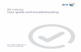 BT Infinity User guide and troubleshooting