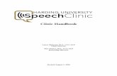 Clinic Handbook - Harding University