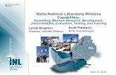 Idaho National Laboratory Wireless Capabilities