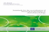 Standards for the accreditation of Doctoral programmes in ...