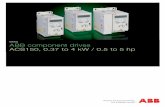 Catalog ABB component drives ACS150, 0.37 to 4 kW / 0.5 to ...