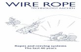 Ropes and reeving systems The last 40 years