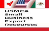 USMCA Small Business Export Resources
