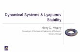 Dynamical Systems & Lyapunov Stability