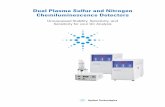 Dual Plasma Sulfur and Nitrogen Chemiluminescence Detectors
