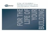 City of Golden – Measurement and Verification Report