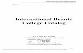 International Beauty College Catalog