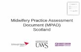Midwifery Practice Assessment Document (MPAD) Scotland