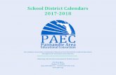 School District Calendars 2017 2018