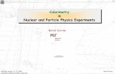 Calorimetry in Nuclear and Particle Physics Experiments