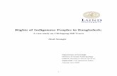 Rights of Indigenous Peoples in Bangladesh