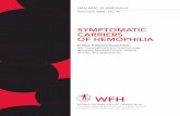 SYMPTOMATIC CARRIERS OF HEMOPHILIA