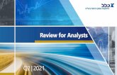 Review for Analysts
