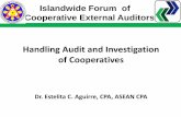 Handling Audit and Investigation of Cooperatives