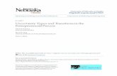 Uncertainty Types and Transitions in the Entrepreneurial ...