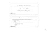 LSH Capital Structure - Wharton Finance