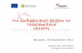 The EU Rapid Alert System for Food and Feed (RASFF)