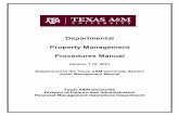 Departmental Property Management Procedures Manual