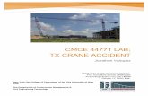 CMCE 44771 Lab; TX Crane Accident