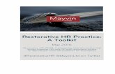 Restorative HR Practice: A Toolkit