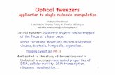 application to single molecule manipulation