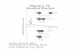 Physics 7C Student Packet - Waifer X