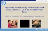 Improved Functioning for Persons with Schizophrenia DLA 20 ...