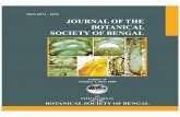 ISSN 0971 - 2976 JOURNAL OF THE BOTANICAL SOCIETY OF BENGAL