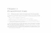 Chapter 1 Propositional Logic - UVic.ca