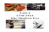 Unit 4 1750-1914 The Modern Era - Weebly