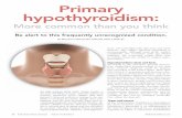 Primary hypothyroidism